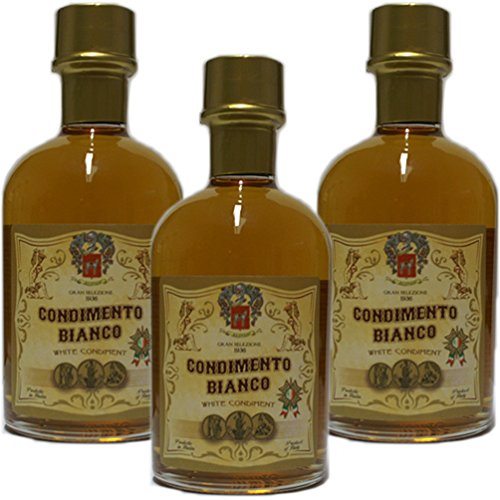 Bertoni 3x Condimento Bianco ‚Weißweinessig‘ 3 Medallien, 250 ml